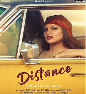 Distance Song Poster by Himansi Khurana