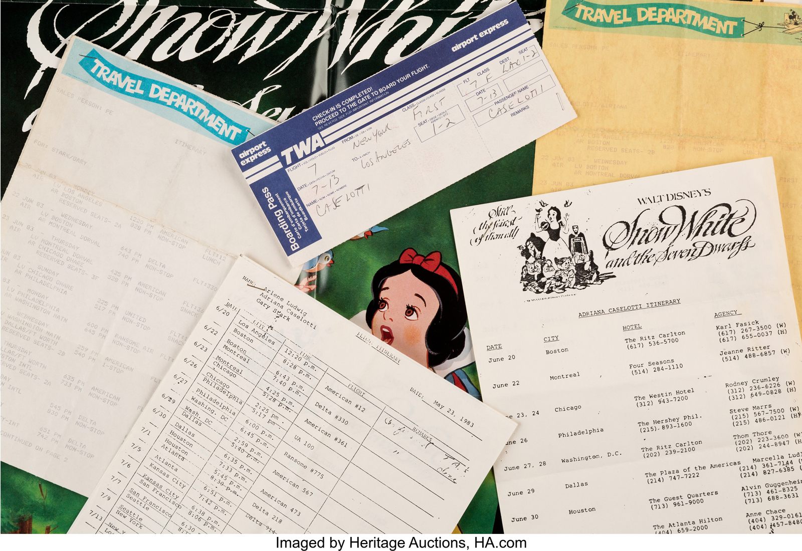 Filmic Light Snow White Archive Adriana Caselotti 1983 Public