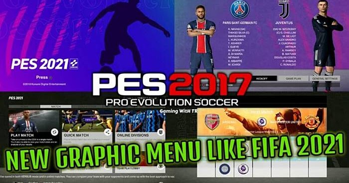 Pes 2017 New Graphic Menu Like Fifa 21 Pes Indo Review