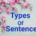 Types of sentences English grammar rules and online test