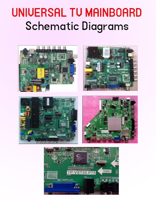 Universal LED/LCD TV Controller Boards Schematic Diagram Free Download