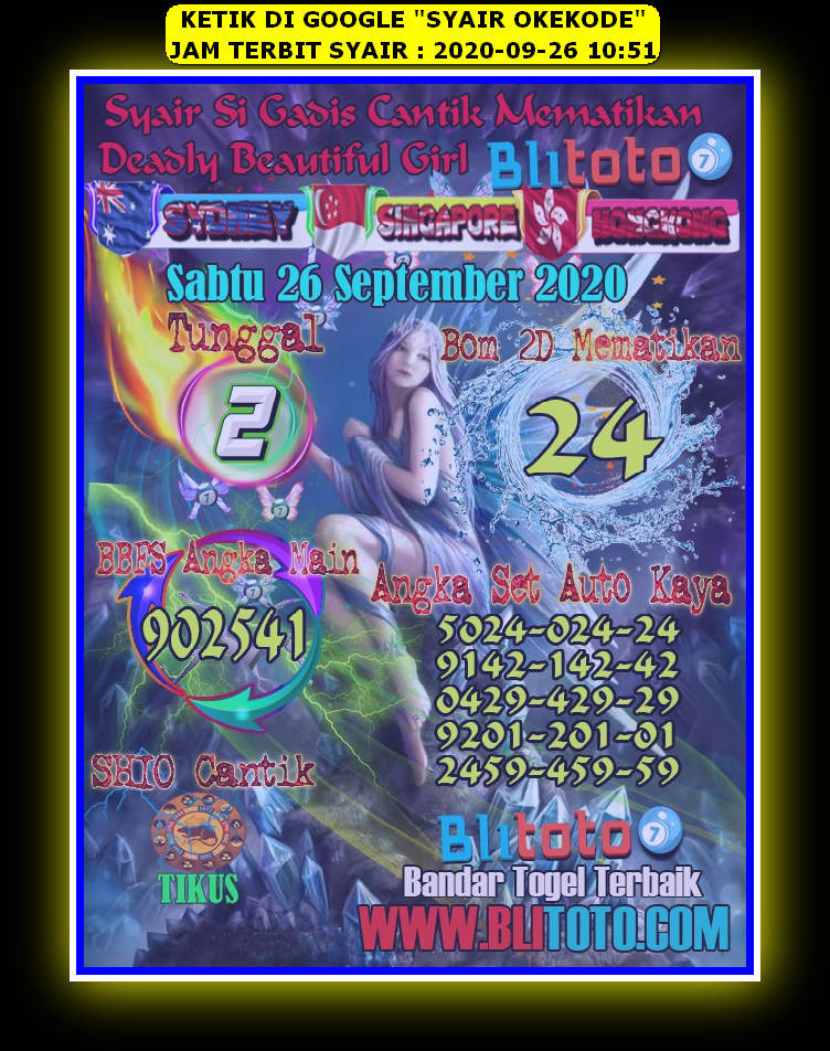 1 New Message Kode Syair Singapore 26 September 2020 Forum Syair Togel Hongkong Singapura Sydney