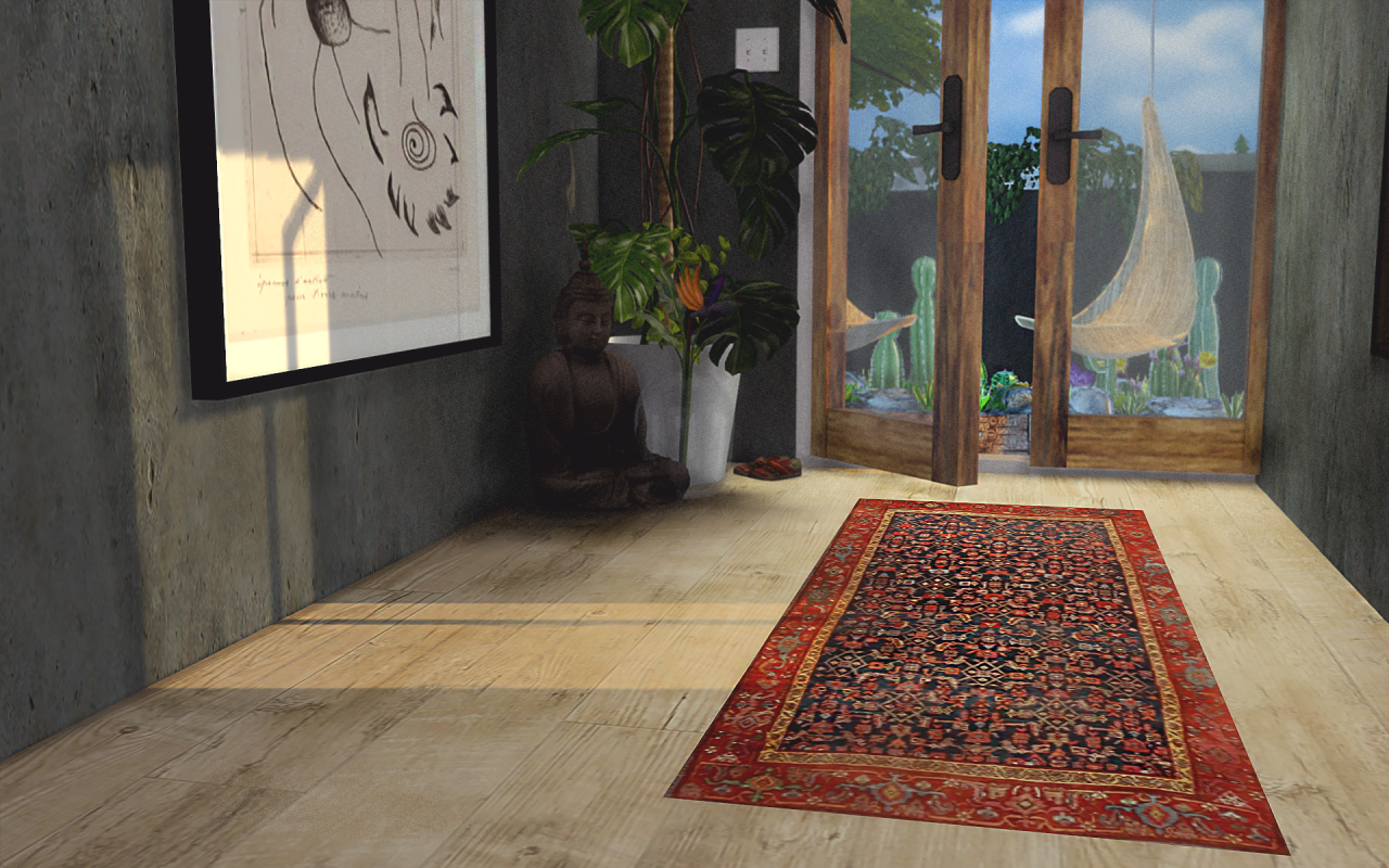 Sims 4 CC's The Best Rug Recolors by IchoSim