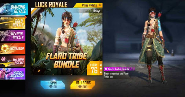 Flaro Tribe Bundle Google Play Redeem Code For Diamond Top-up