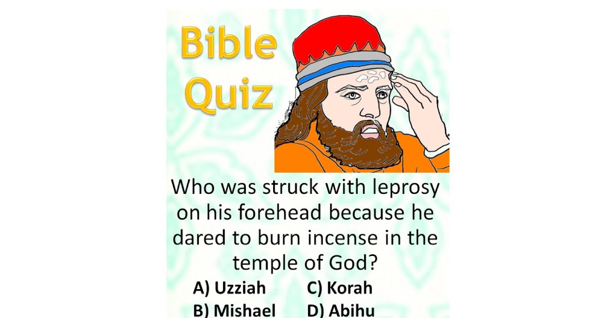 Who was struck with leprosy on his forehead because he dared to burn