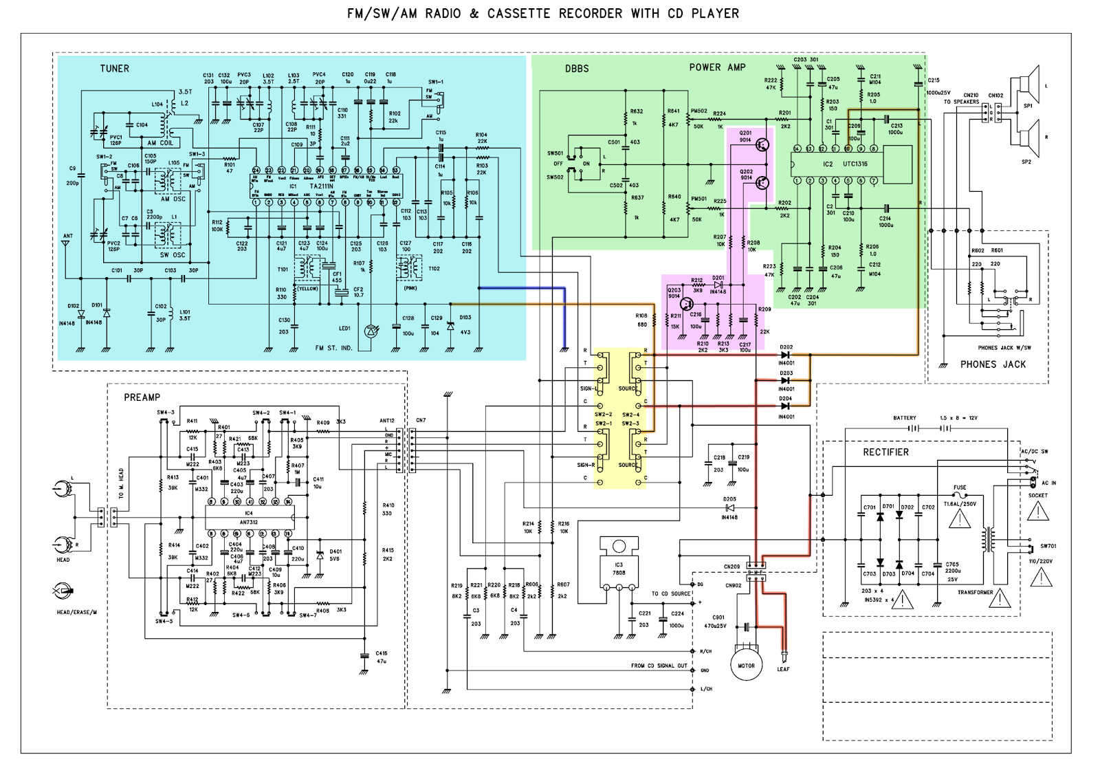 Electrónica y ciencia Reparación de un cdradiocasete Electrónica y ciencia Reparación de un cdradiocasete