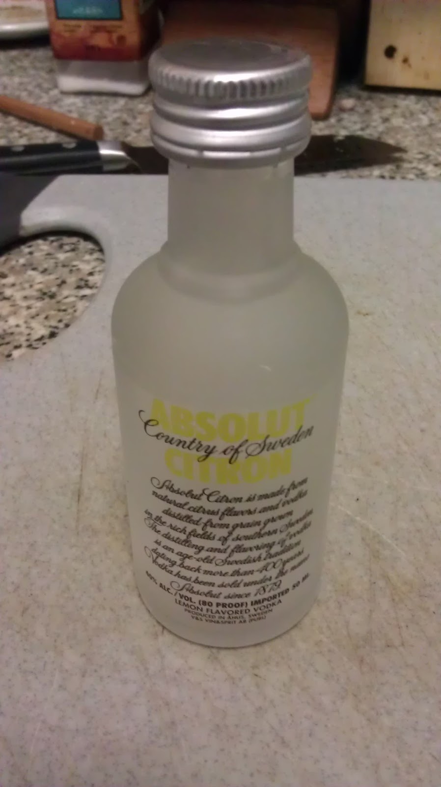 Candy Booze Absolut Citron Vodka (Lemon)