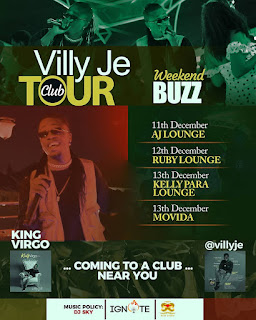 Villy Je Annouces ‘'The Villy Je Club Tour’' Villy Je Annouces ‘'The Villy Je Club Tour’'