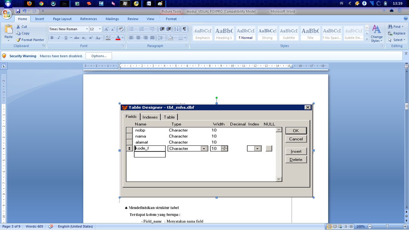 Contoh program dengan visual foxpro database for windows rentabda