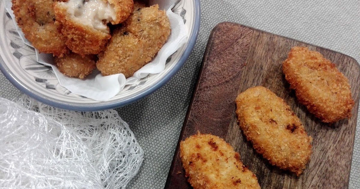 marronglacè Croquetas de setas con nueces