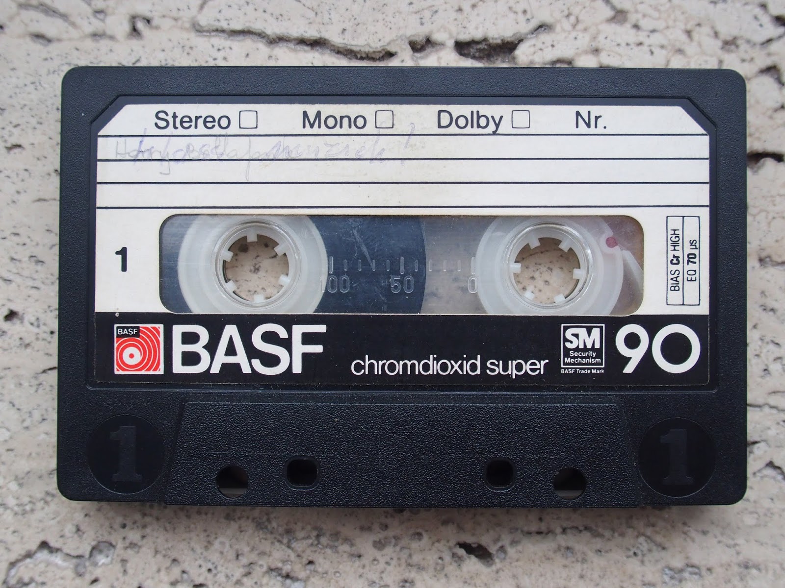 BASF Chromdioxid C120 Sellado Alemania HIFI CrO2 Chromium Dioxide Cassette cinta 