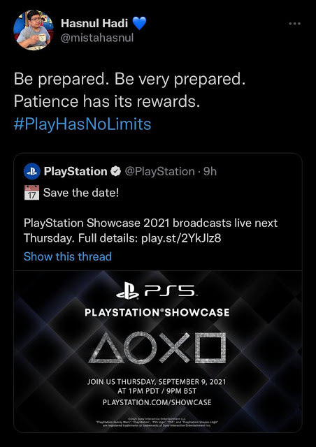 سوني تواصل التشويق لحدث مؤتمر PlayStation Showcase و تستعرض فيديو جديد مع رسالة إلى اللاعبين