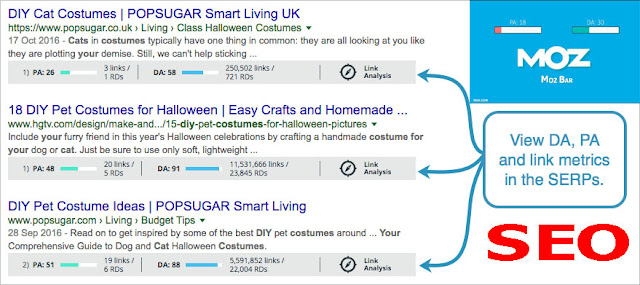 Mozbar » Chrome Extension » How To Use Mozbar » Chrome Extension » How To Use