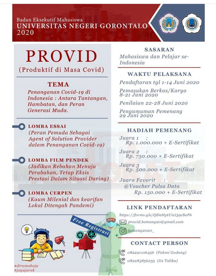 Lomba Menulis 2020 LOMBA CERPEN, ESSAY, FILM PENDEK Lomba Menulis 2020 LOMBA CERPEN, ESSAY, FILM PENDEK