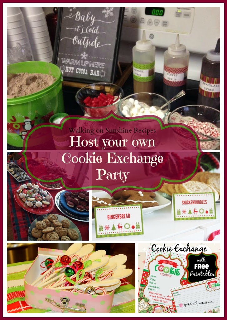 How to host your own cookie exchange party / Walking on Sunshine Recipes