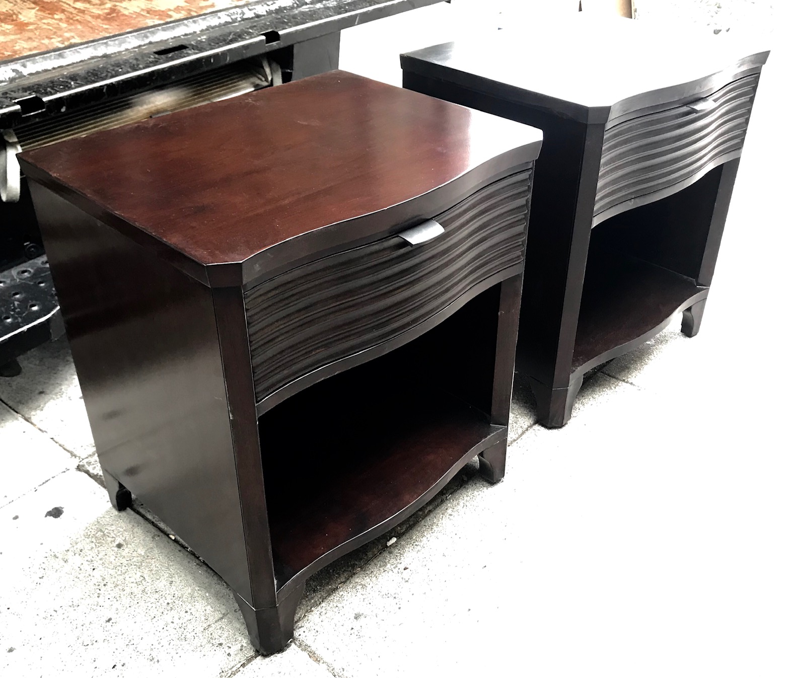 UHURU FURNITURE & COLLECTIBLES **SOLD** 30786 Pair of Brownstone