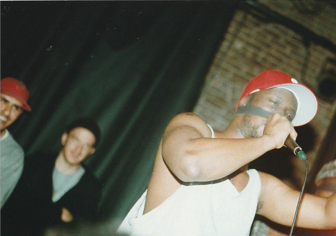 DJ Clockwork, rapper Mac Miller and rapper Earl Sweatshirt pose