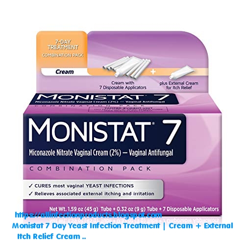 BEST Monistat 7-Day Yeast Infection Treatment | Cream + External Itch