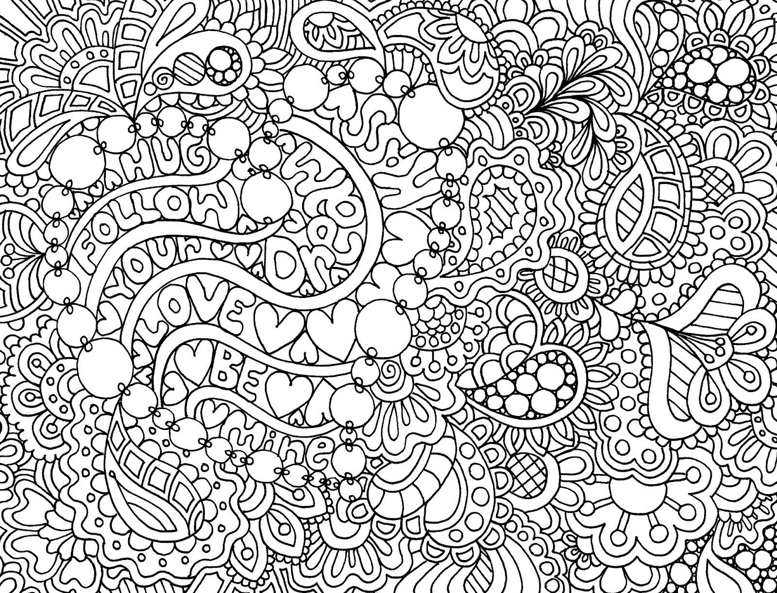 zen doodle free coloring pages - photo #8