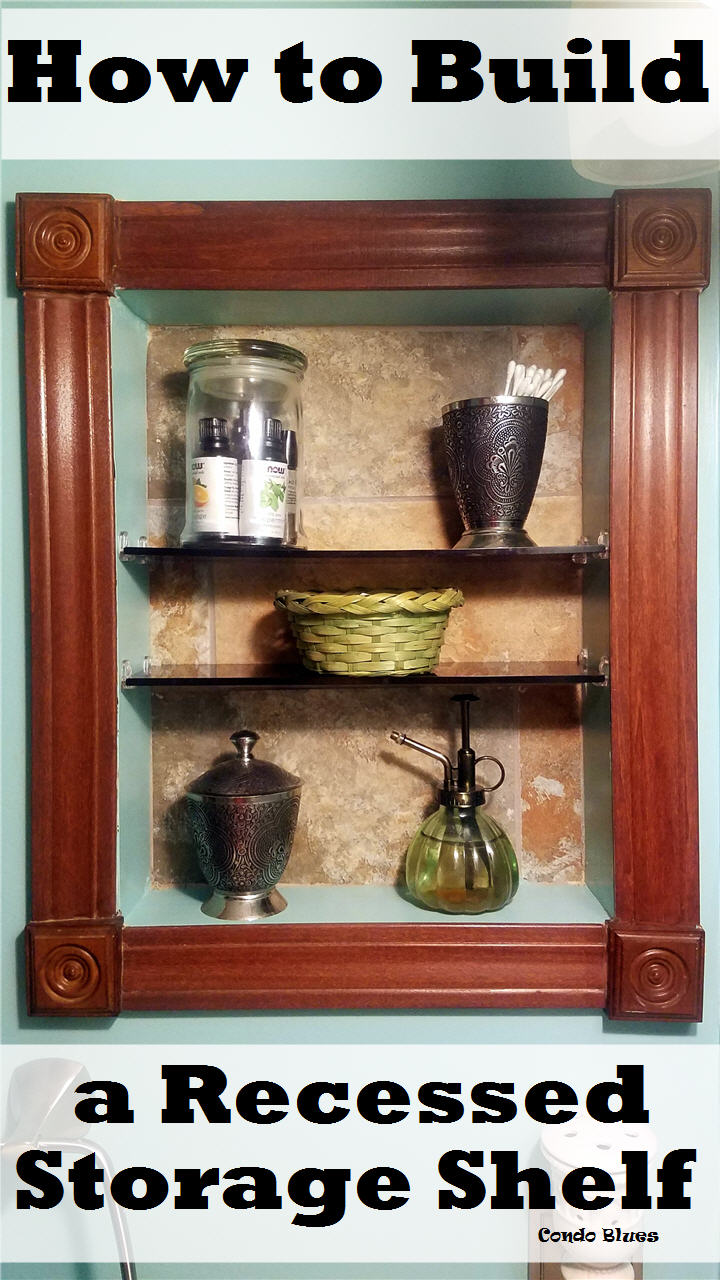 DIY Niche Shelf: Old Bathroom Medicine Cabinet Makeover - A Piece