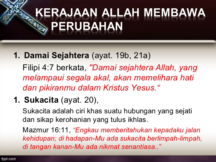 Renungan Rohani Katolik Tanda Tanda Kerajaan Allah Datang Bagian 1