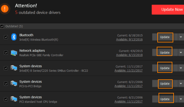 Driver Booster software