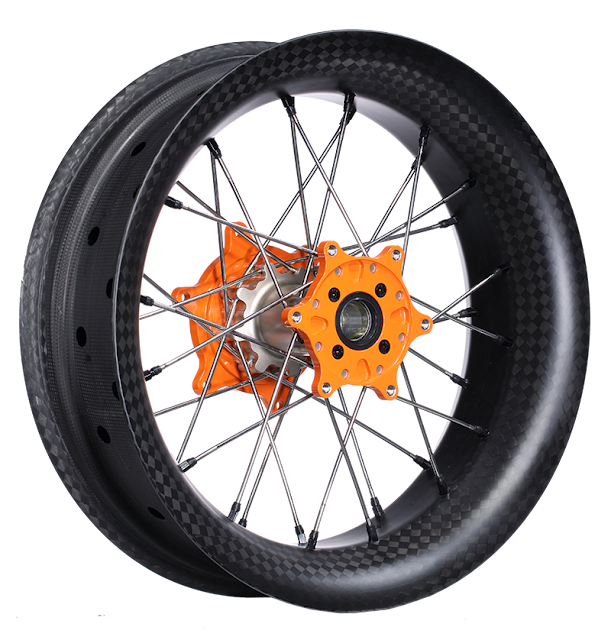 Super Moto 17"x500 Wheel +magnesium hubs Wheels