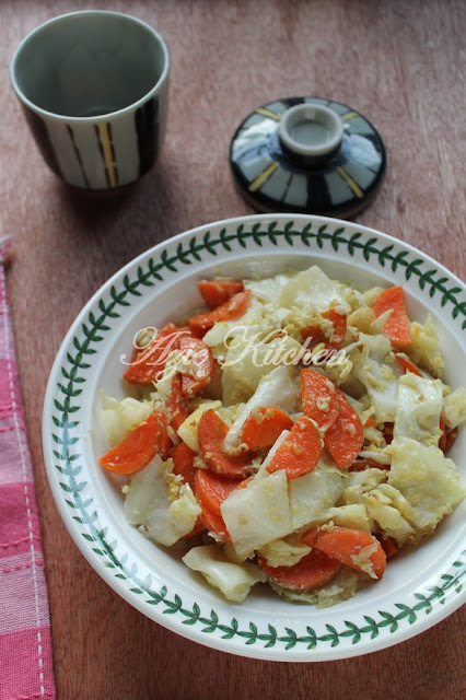 Sayur Kubis Goreng Dengan Telur