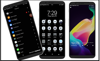 Black and White Theme Oppo Tembus Aplikasi 