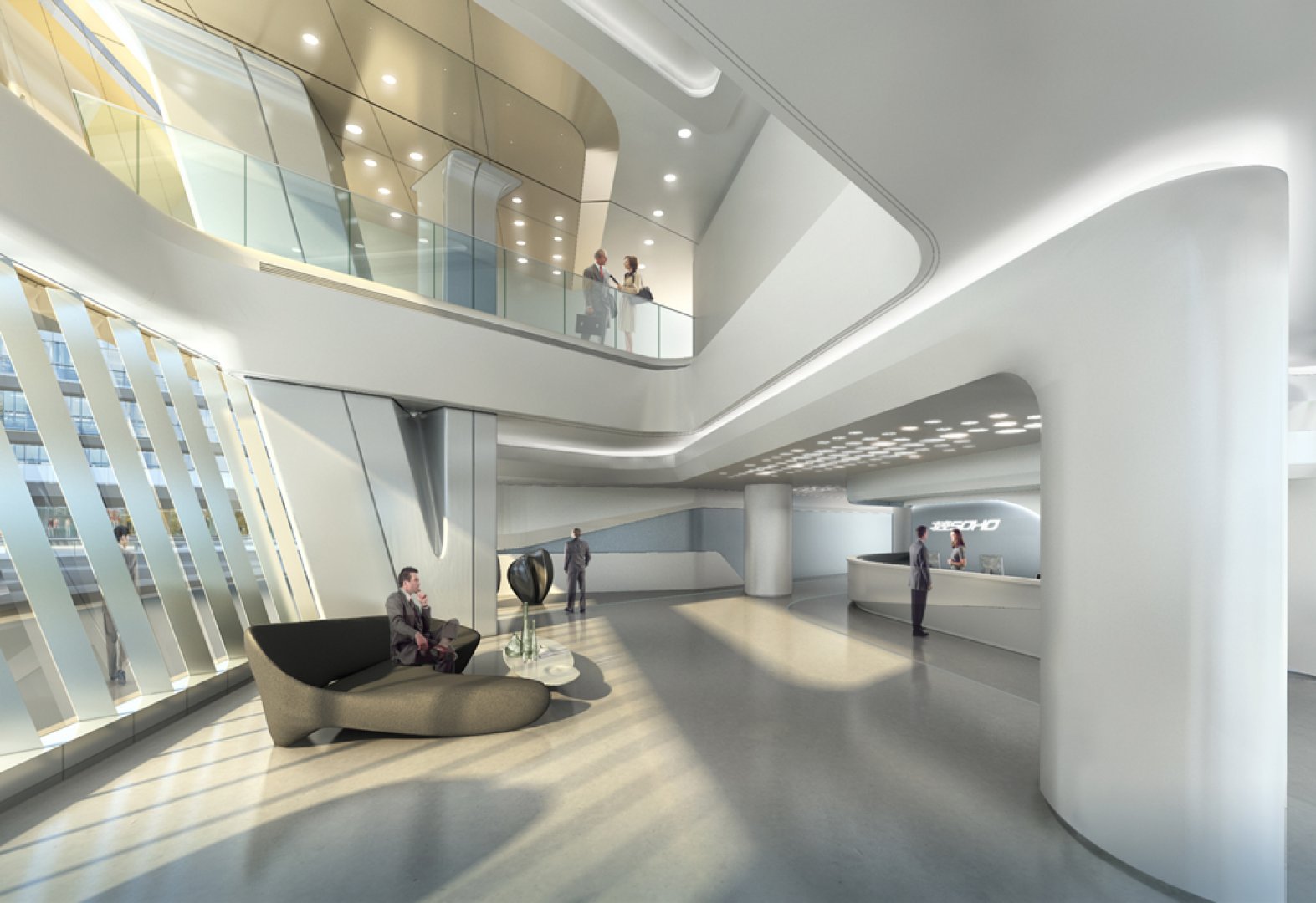 Futuristic Sky SOHO by Zaha Hadid Architects, Shanghai, China