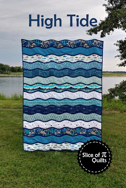 High Tide quilt - a bias tape applique quilt for advanced beginners