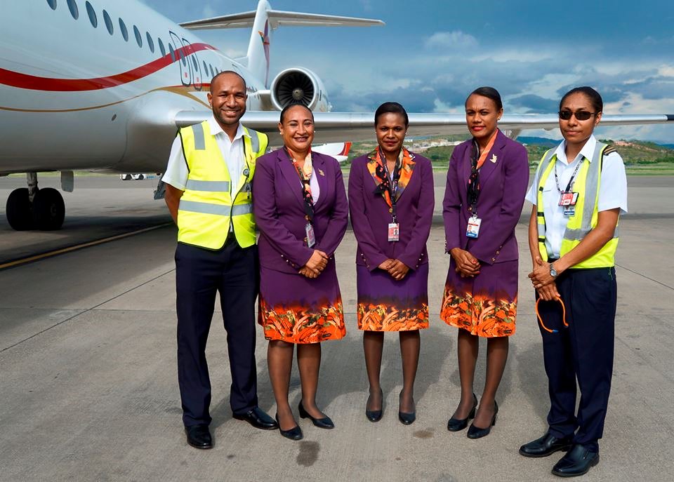 Captain Beverly Pakii attains Air Niugini Fokker Aircraft command One