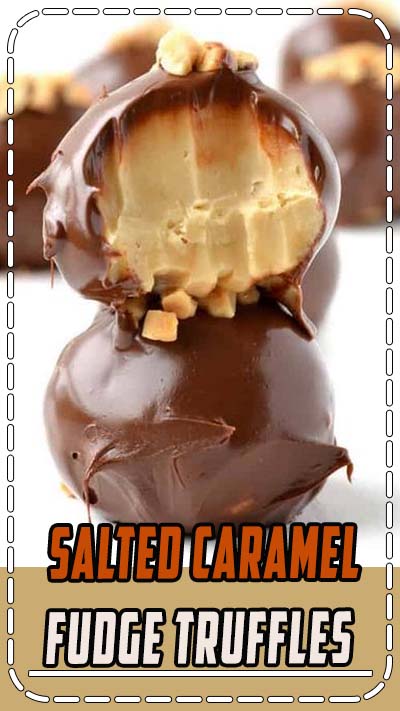 The BEST Caramel Truffles made in the microwave! #dessert #caramel #fudge #truffles