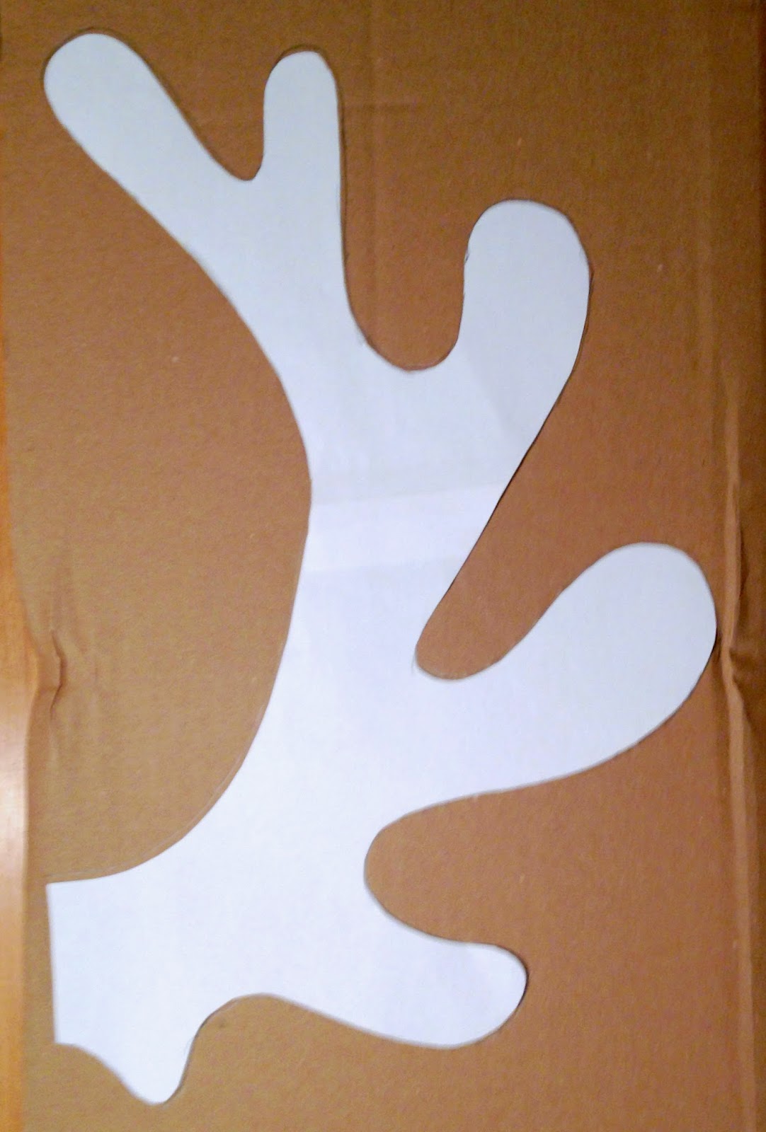 handcraftmarie: Shabby chic Geweih for Christmas!