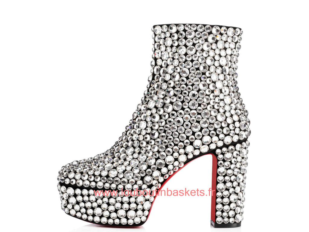 CHRISTIAN LOUBOUTIN ROXXXY STRASS FEMME OFFICIEL 2019 PAS CHER SHOES ARGENT 3170902SV57