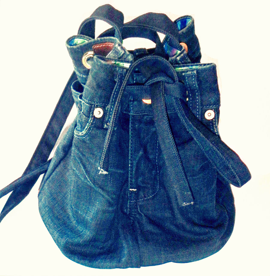 Jeans Bucket Bag Tutorial ~ DIY Tutorial Ideas!