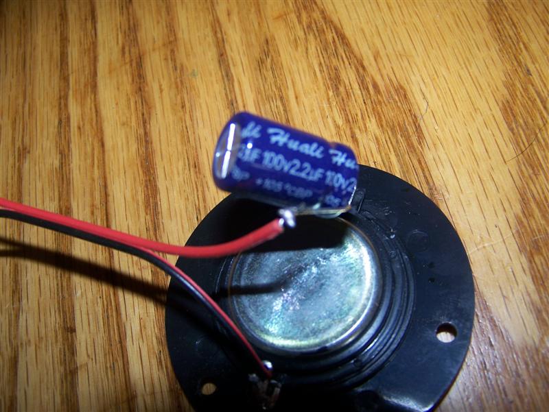 stereo capacitor wiring