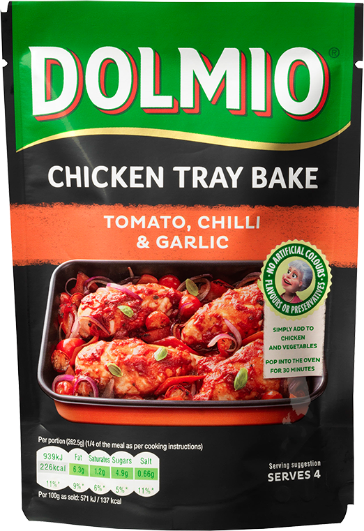 The Skinny Doll Chicken Tray Bakes from Dolmio...