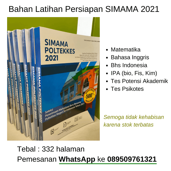 Contoh Soal Simama Poltekkes Gratis Persiapan 2021 Pagunpost