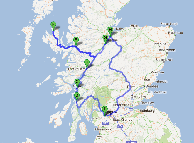 travel from fort william to perth