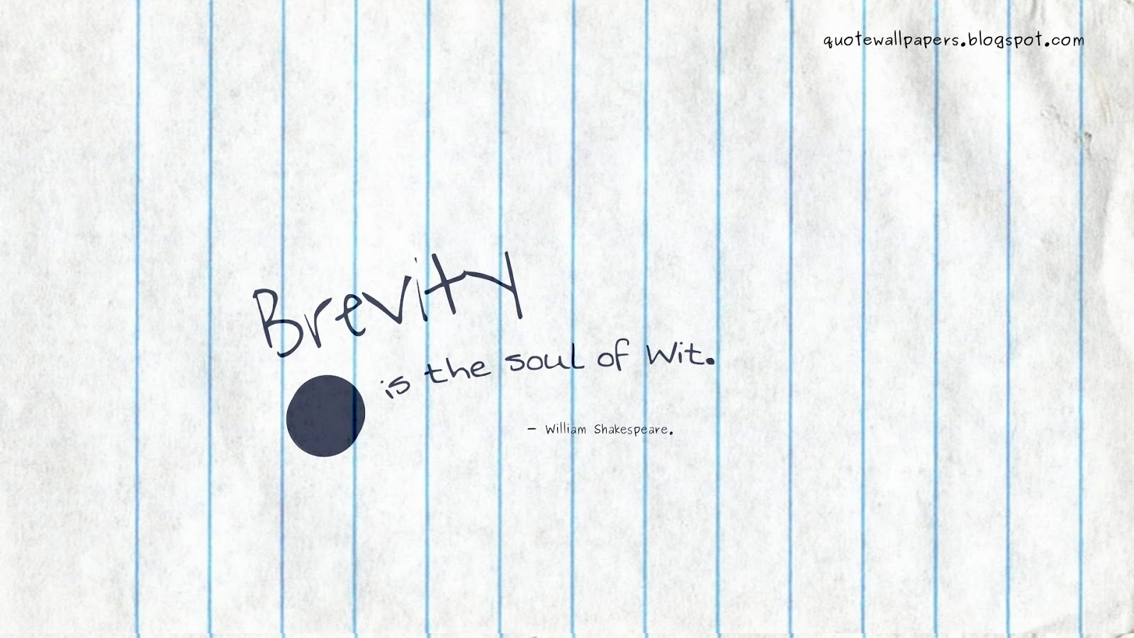 Brevity is the soul of wit essay