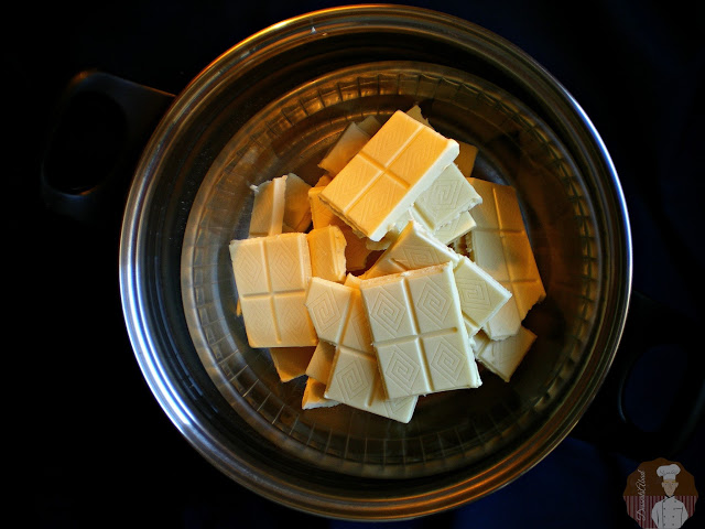 Fundido del chocolate blanco