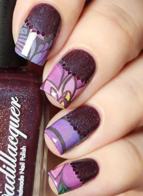 Some "In Trend" Half Moon Nail Art Ideas To Try Some "In Trend" Half Moon Nail Art Ideas To Try