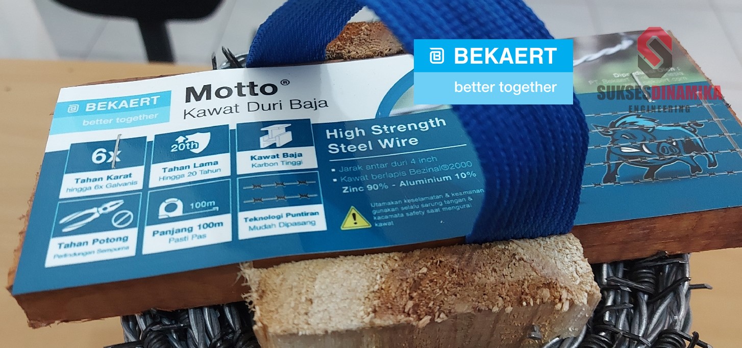 Distributor Pagar Besi Duri Baja Motto, KAWAT DURI BAJA MOTTO