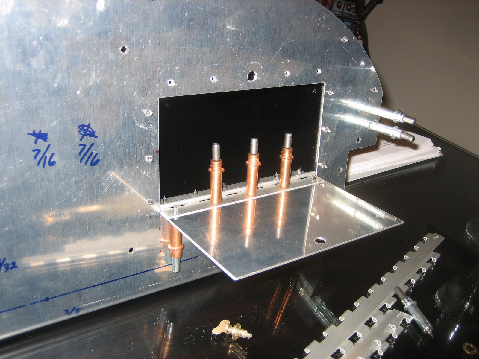 Chad and Bekah's RV-7: Initial Panel Cutting