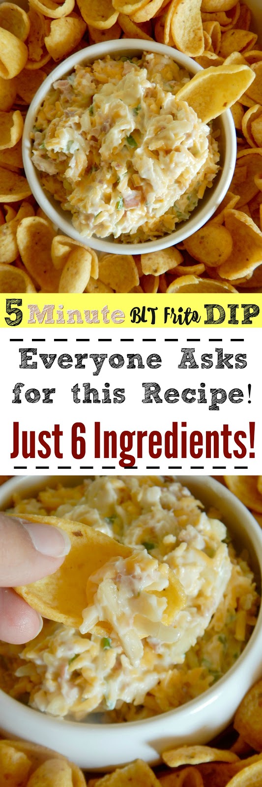 5 Minute BLT Frito Dip Ally's Sweet & Savory Eats