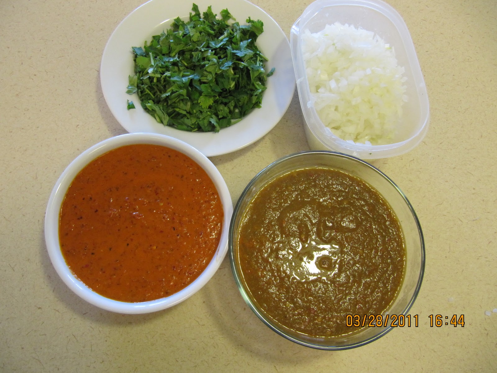 Cocinando entre Amigas ♥ ♠ RECETA DE SALSAS PARA TACOS♠ ♥