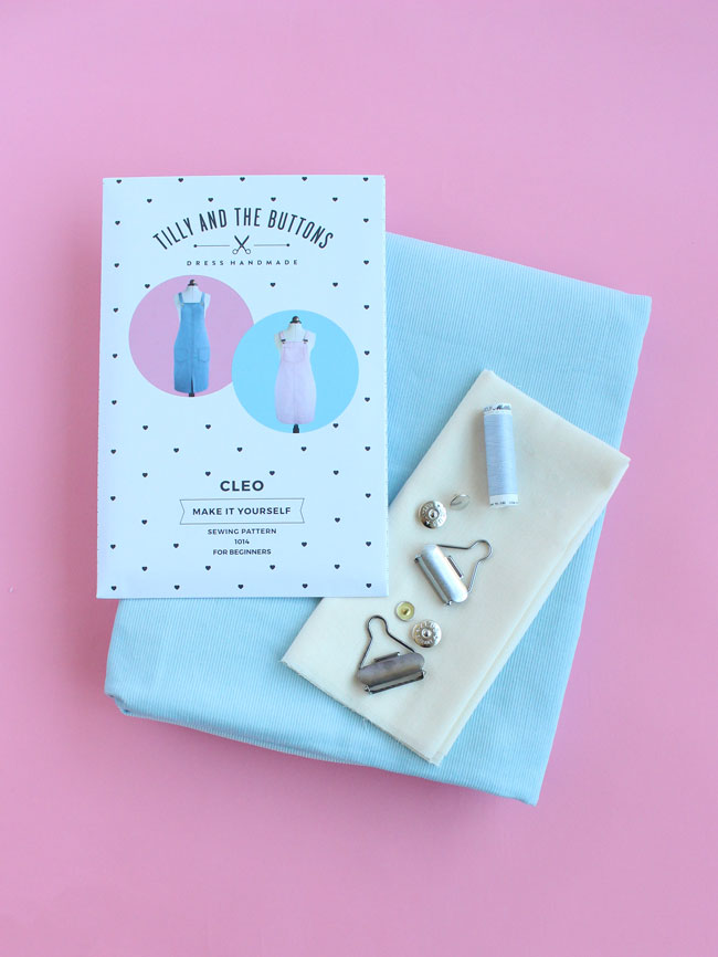 Cleo dungaree dress sewing kit! - Tilly and the Buttons