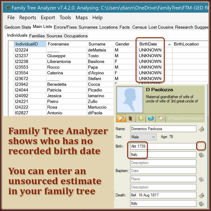 Fortify Your Family Tree When to Use Estimates in Your Family Tree