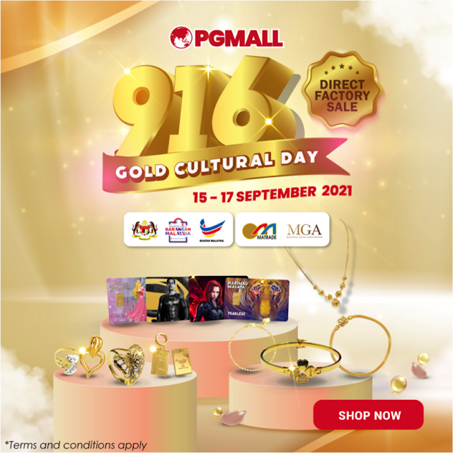Beli Emas Di PG Mall Lebih Selamat! Jom Sokong Barangan Malaysia!